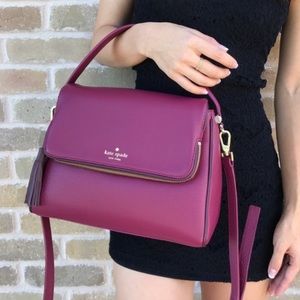 Kate Spade Miri Chester Street Satchel in Plum